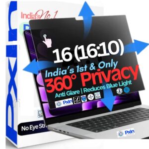 16 Inch 16:10 Touch Monitor Privacy Screen