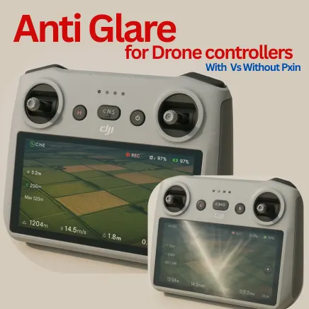 Antiglare Screen Guard for Drone Controllers