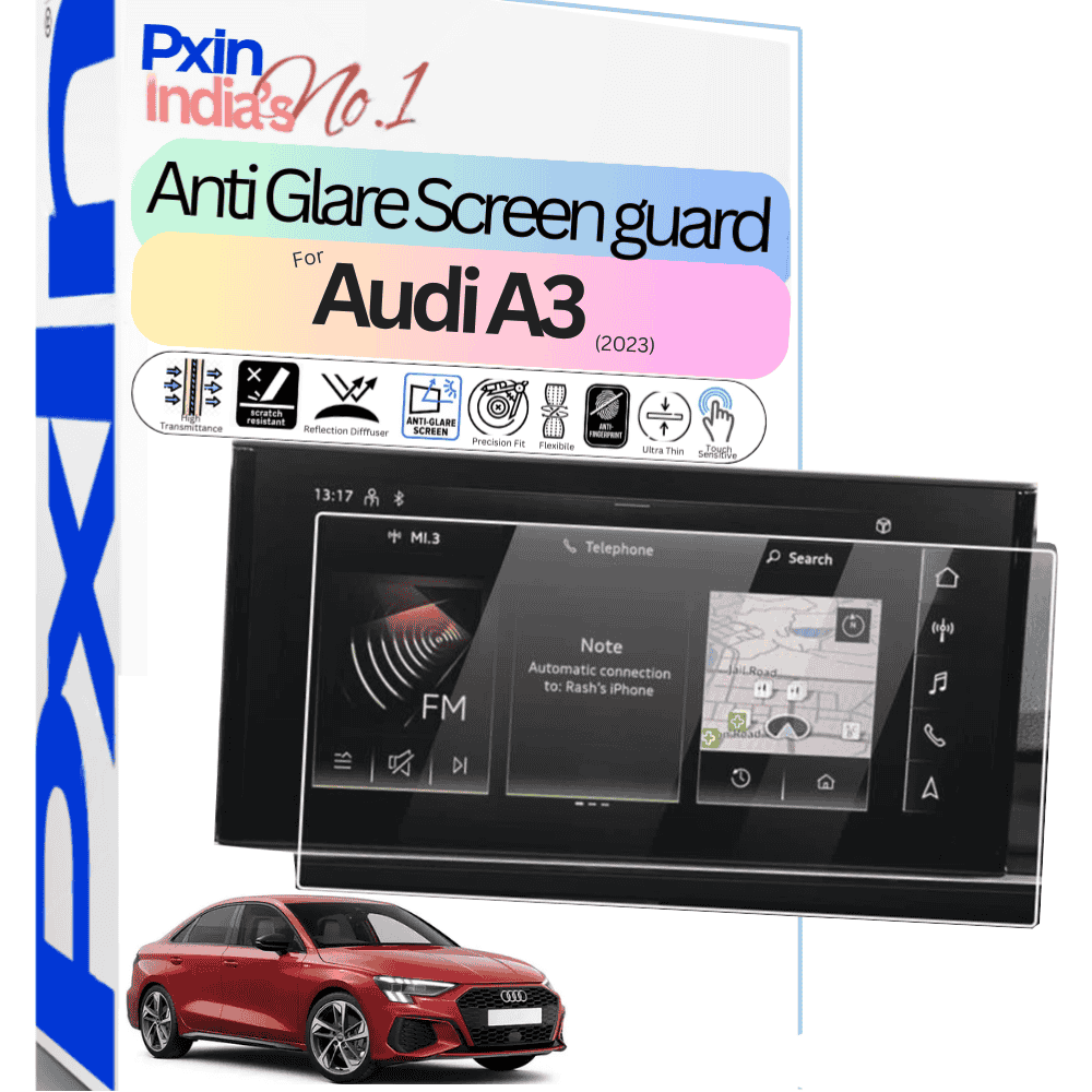 Audi A3 (2023) antiglare screen guard Audi A3 (2023) antiglare screen guard