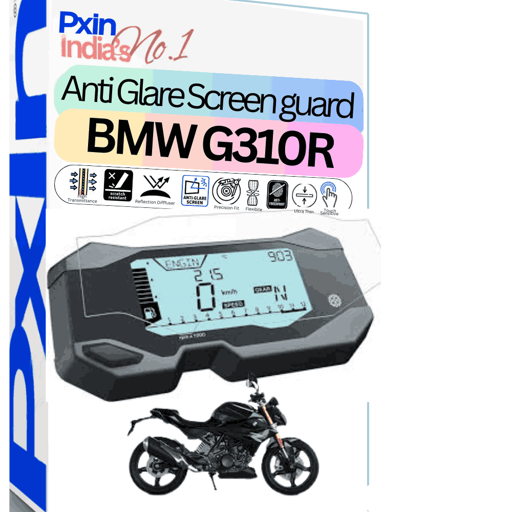 BMW G310R anti glare screen guard BMW G310R anti glare screen guard