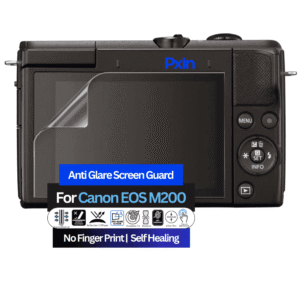 Anti-Glare Screen Guard for Canon EOS M200 Camera