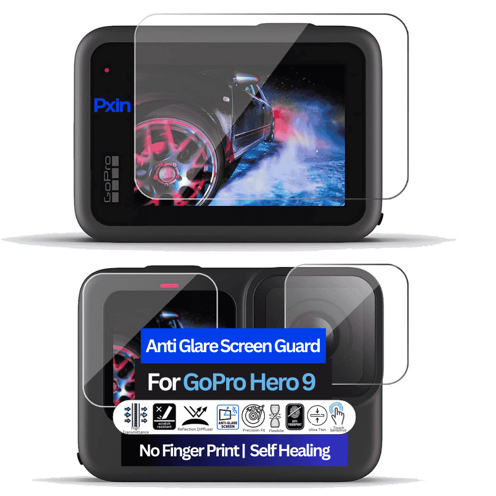 GoPro-Hero9-Antiglare-and-Antibluelight-1.png Anti-Glare Screen Guard for GoPro Hero9 Camera