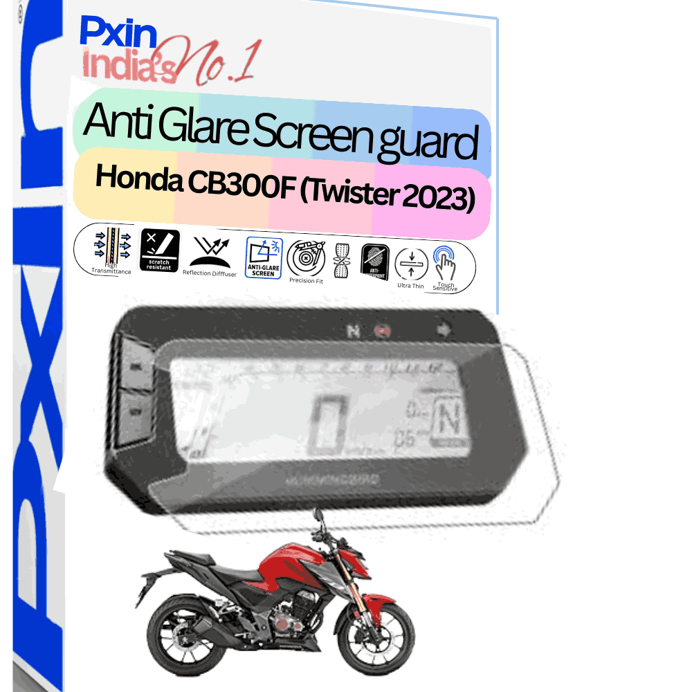 Honda CB300F (Twister 2023) anti glare screen guard Honda CB300F (Twister 2023) anti glare screen guard