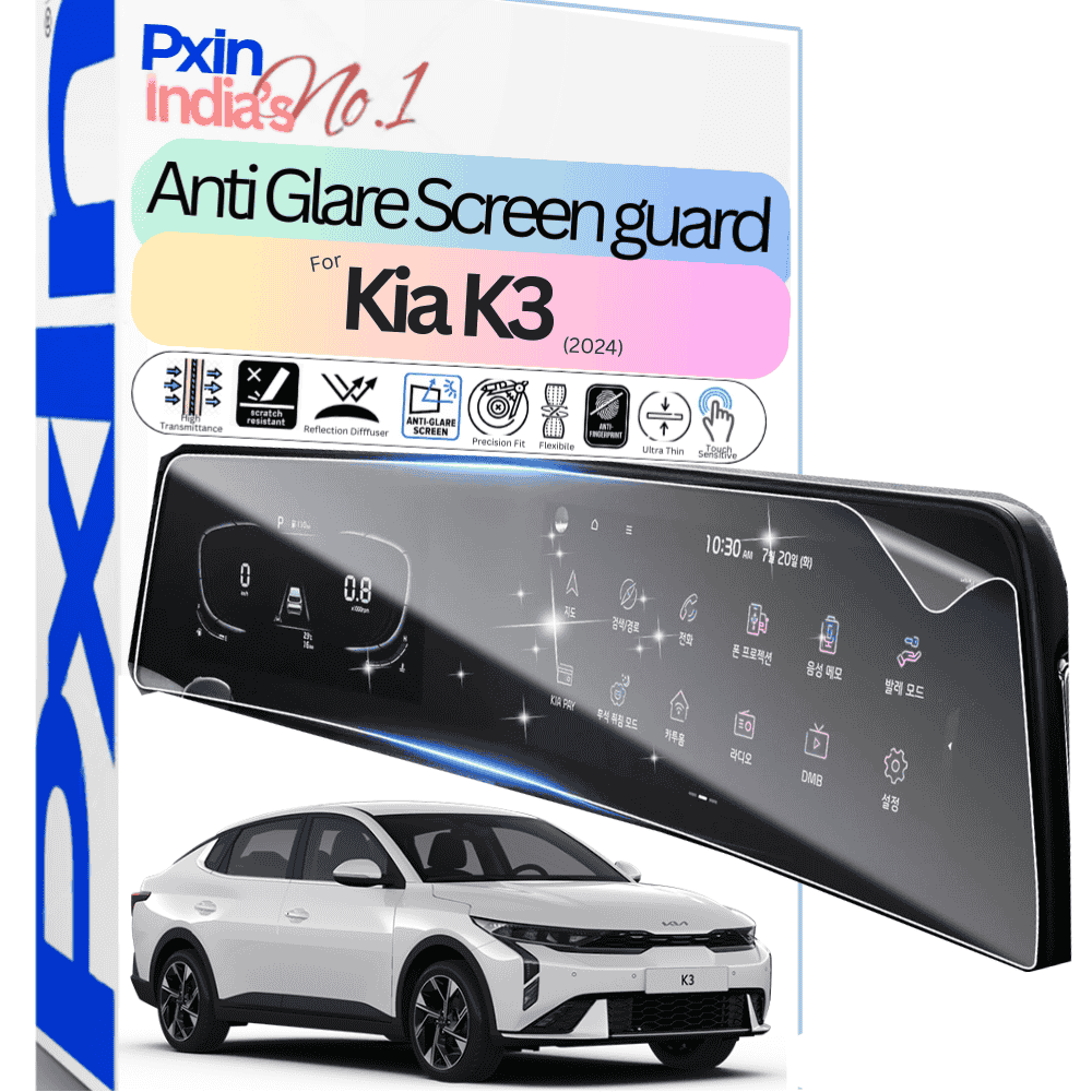 Kia K3 (2024) antiglare screen guard Kia K3 (2024) antiglare screen guard