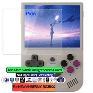 Anti-Blue & Anti-Glare Screen Guard for NEW ANBERNIC RG35XX Gaming Console