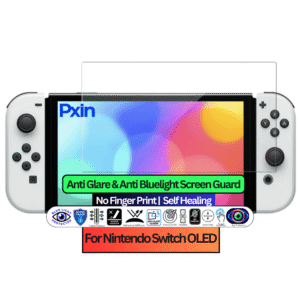 Anti-Blue & Anti-Glare Screen Guard for Nintendo Switch OLED Gaming Console