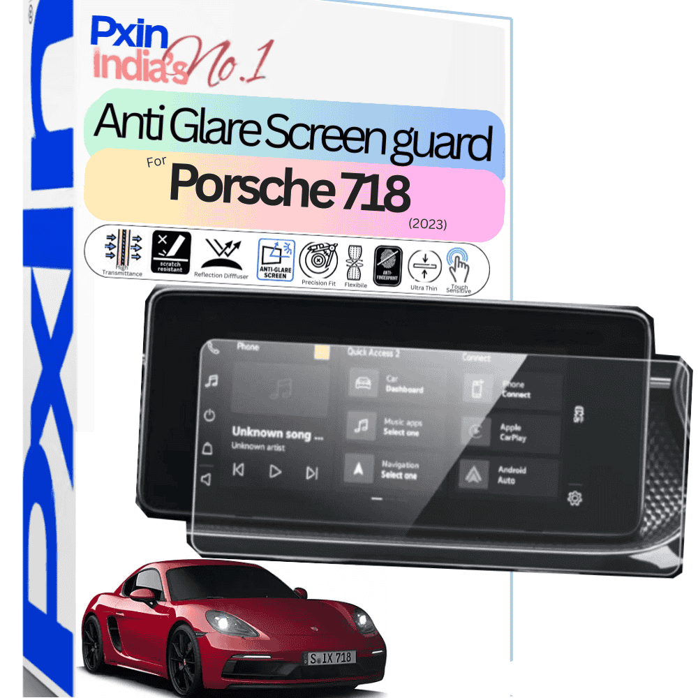 Porsche 718 (2023) antiglare screen guard Porsche 718 (2023) antiglare screen guard