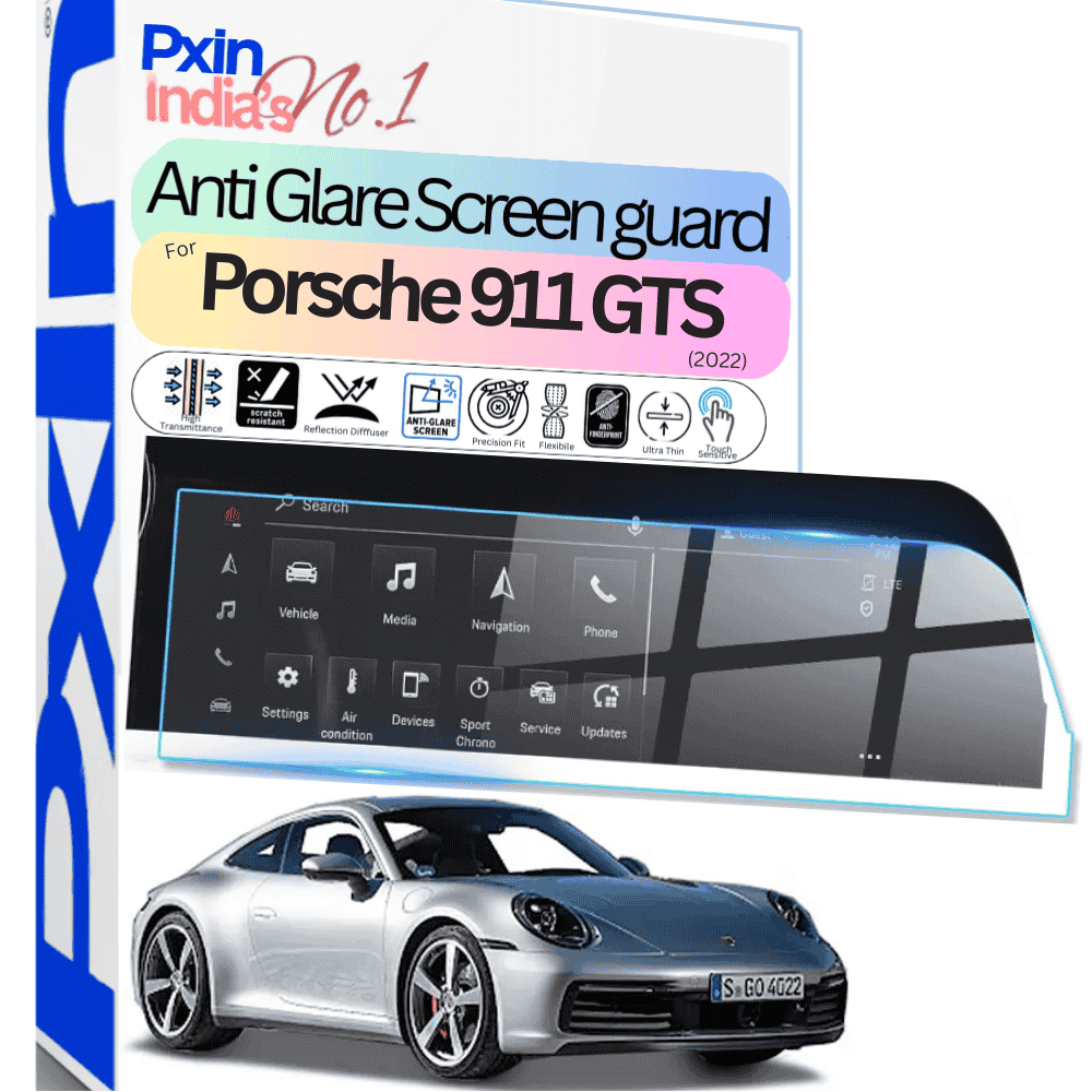 Porsche 911 GTS (2022) antiglare screen guard Porsche 911 GTS (2022) antiglare screen guard