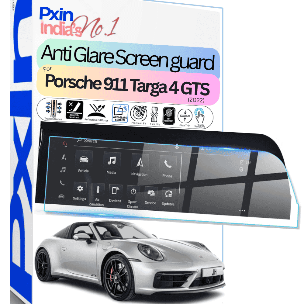 Porsche 911 Targa 4 GTS (2022) antiglare screen guard Porsche 911 Targa 4 GTS (2022) antiglare screen guard