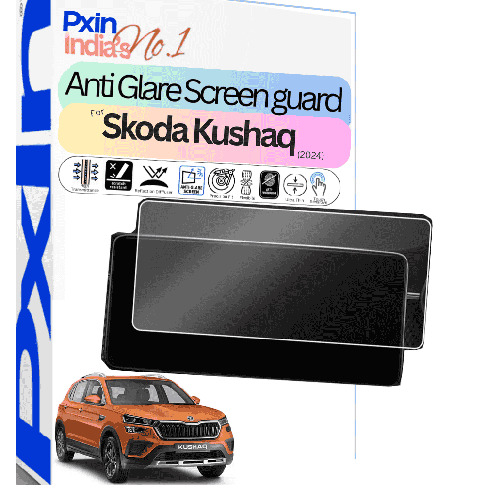 Skoda Kushaq (2024) antiglare screen guard Skoda Kushaq (2024) antiglare screen guard