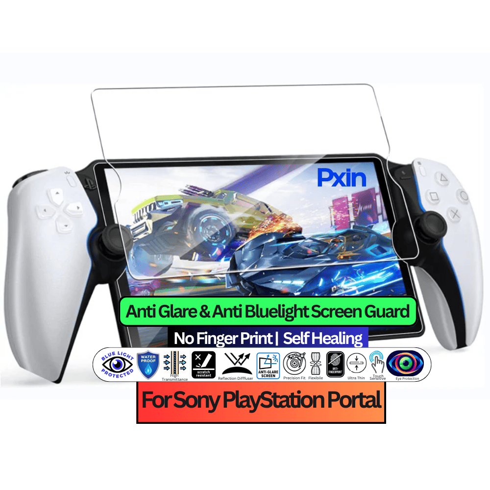 Sony PlayStation Portal Antiglare and Antibluelight Anti-Blue & Anti-Glare Screen Guard for Sony PlayStation Portal Gaming Console