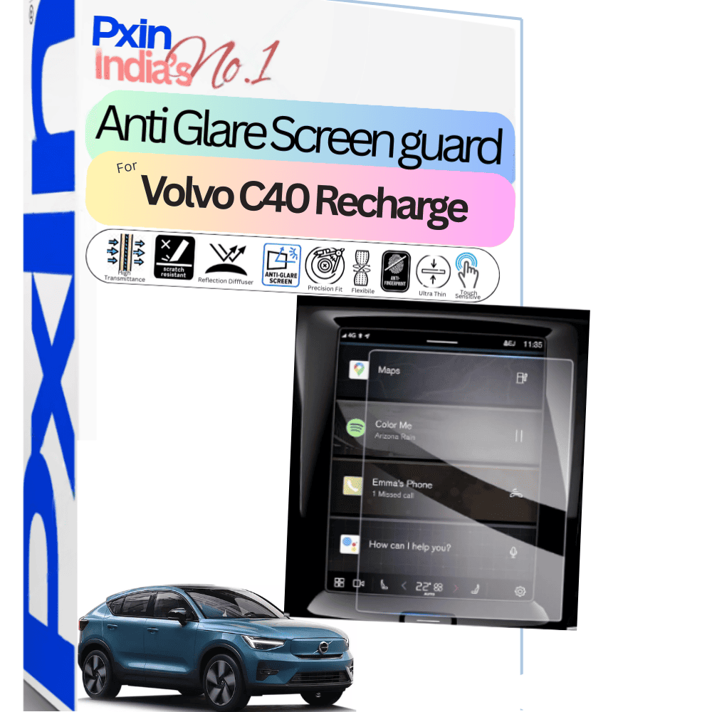Volvo C40 Recharge antiglare screen guard Volvo C40 Recharge antiglare screen guard