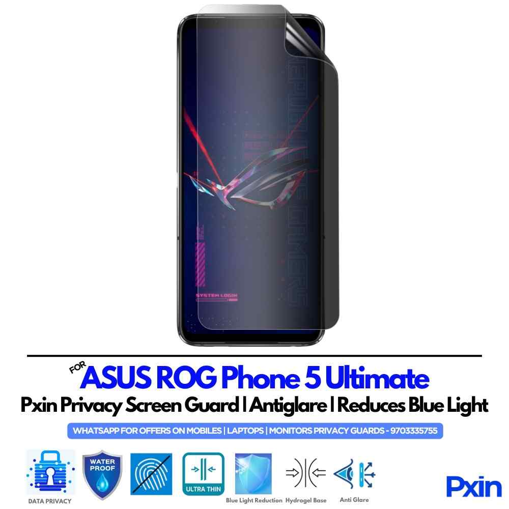 ASUS ROG Phone 5 Ultimate Mobile Privacy Screen ASUS ROG Phone 5 Ultimate Mobile Privacy Screen