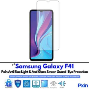Anti Blue Light and Anti Glare Screen Guard for Samsung Galaxy F41 Mobile