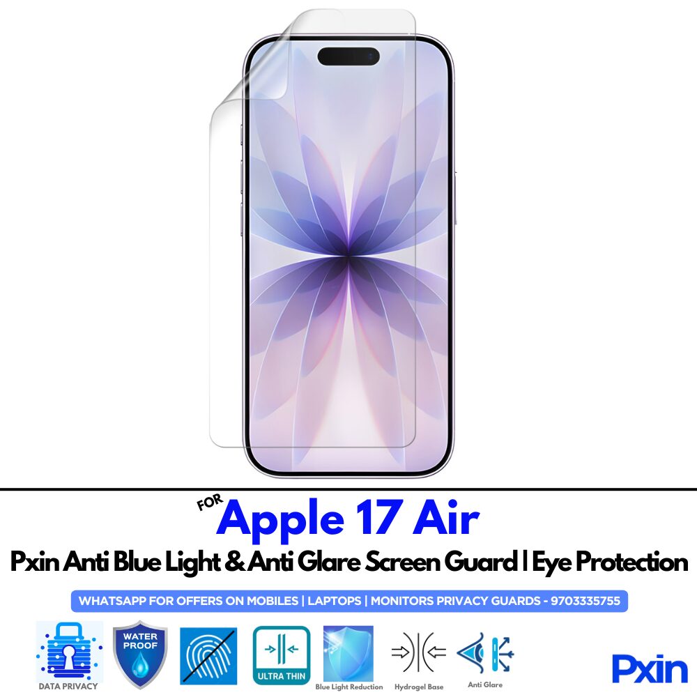 Anti Blue Light and Anti Glare Screen Guard for Apple 17 Air Anti Blue Light and Anti Glare Screen Guard for Apple 17 Air