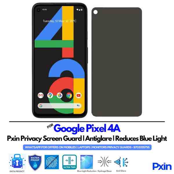 GooglePixel4A Mobile Privacy Screen Guard GooglePixel4A Mobile Privacy Screen Guard