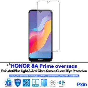 HONOR 8A Prime overseas Mobile Anti Bluelight and Anti glare Screen Guard