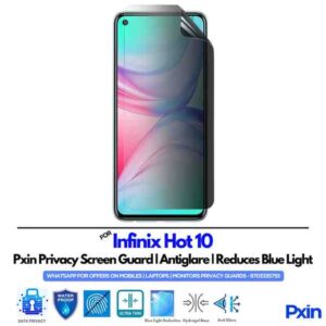 InfinixHot10 Mobile Privacy Screen Guard