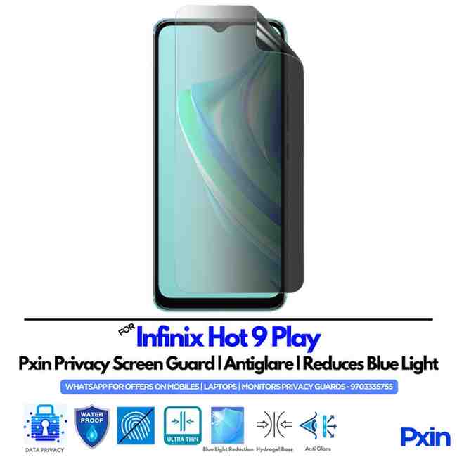 InfinixHot9Play Mobile Privacy Screen Guard InfinixHot9Play Mobile Privacy Screen Guard