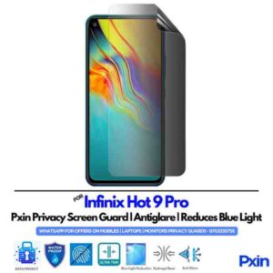 InfinixHot9Pro Mobile Privacy Screen Guard