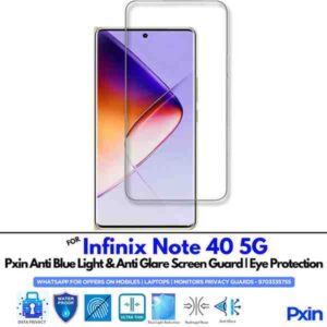 Infinix Note 40 5G Mobile Anti Bluelight and Anti glare Screen Guard