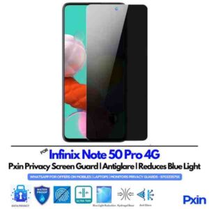 InfinixNote50Pro4G Mobile Privacy Screen Guard