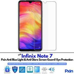 Infinix Note 7 Mobile Anti Bluelight and Anti glare Screen Guard