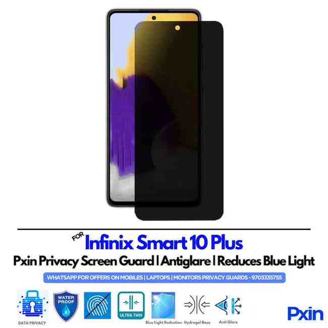 InfinixSmart10Plus Mobile Privacy Screen Guard InfinixSmart10Plus Mobile Privacy Screen Guard