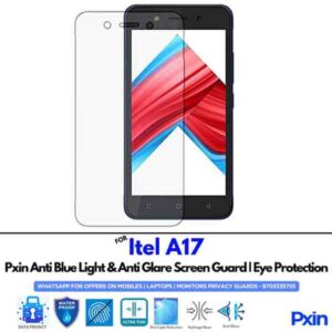 Anti Blue Light and Anti Glare Screen Guard for Itel A17 Mobile