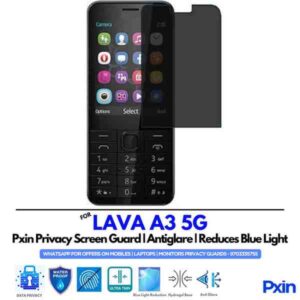 LAVA A3 5G Mobile Privacy Screen Guard