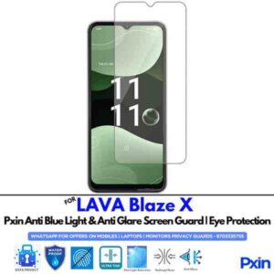 LAVA Blaze X Mobile Anti Bluelight and Anti glare Screen Guard
