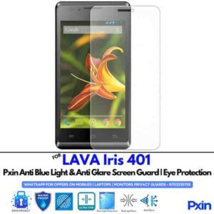 LAVAIris401 Mobile Anti Bluelight and Anti glare Screen Guard