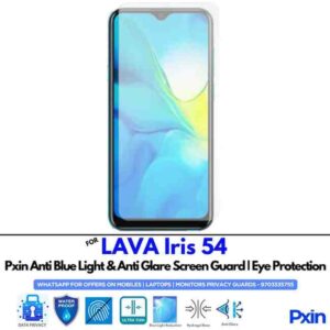 LAVAIris54 Mobile Anti Bluelight and Anti glare Screen Guard