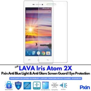LAVAIrisAtom2X Mobile Anti Bluelight and Anti glare Screen Guard