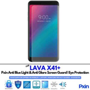 LAVA X41+ Mobile Anti Bluelight and Anti glare Screen Guard
