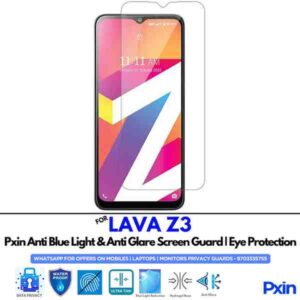 LAVA Z3 Mobile Anti Bluelight and Anti glare Screen Guard