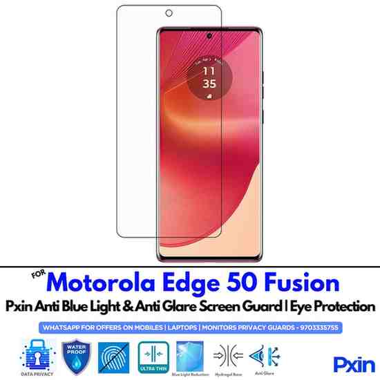 Anti Blue Light and Anti Glare Screen Guard for Motorola Edge 50 Fusion Mobile Anti Blue Light and Anti Glare Screen Guard for Motorola Edge 50 Fusion Mobile
