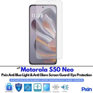 MotorolaS50Neo Mobile Anti Bluelight and Anti glare Screen Guard