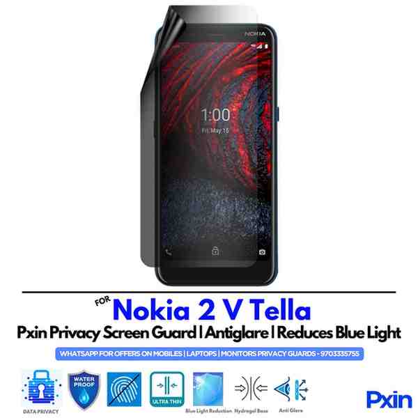 Nokia 2 V Tella Mobile Privacy Screen Guard Nokia 2 V Tella Mobile Privacy Screen Guard