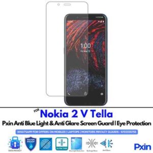 Anti Blue Light and Anti Glare Screen Guard for Nokia 2 V Tella Mobile