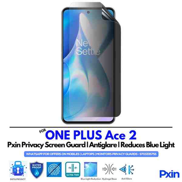 ONE PLUS Ace 2 Mobile Privacy Screen Guard ONE PLUS Ace 2 Mobile Privacy Screen Guard