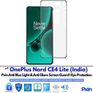 OnePlusNordCE4LiteIndia Mobile Anti Bluelight and Anti glare Screen Guard