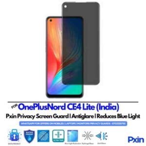 OnePlusNordCE4LiteIndia Mobile Privacy Screen Guard