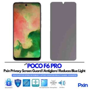 POCO F6 PRO Mobile Privacy Screen Guard
