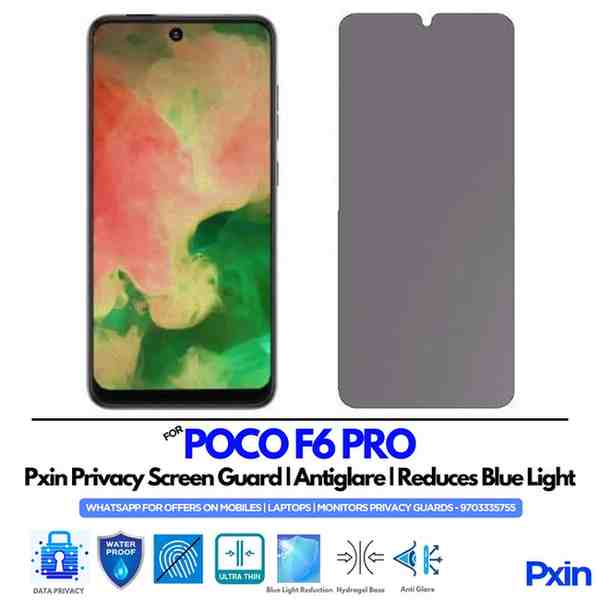 POCO F6 PRO Mobile Privacy Screen Guard POCO F6 PRO Mobile Privacy Screen Guard