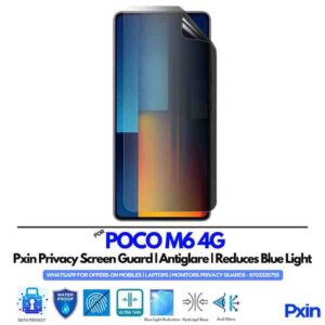 POCO M6 4G Mobile Privacy Screen Guard