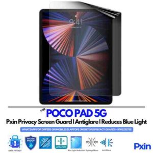 POCO PAD 5G privacy screen Guard