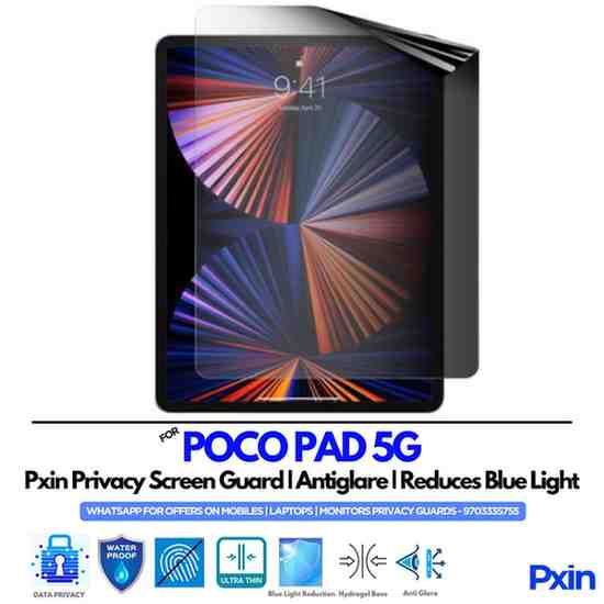 POCO PAD 5G privacy screen Guard POCO PAD 5G privacy screen Guard