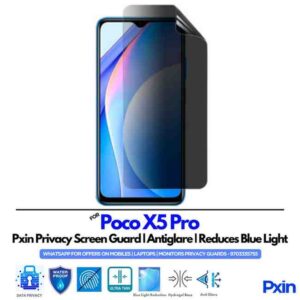 Poco X5 Pro Mobile Privacy Screen Guard