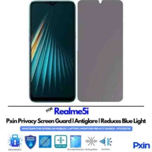 Realme5i Mobile Privacy Screen Guard